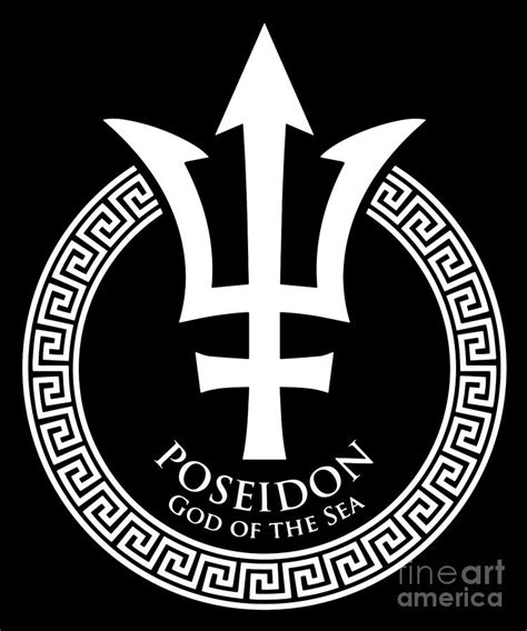 poseidon greek god symbols.